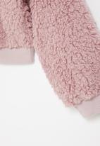 Superbalist - Shaggy fabric sweat top - pink