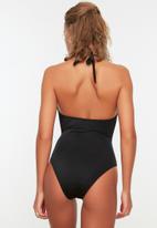 Trendyol - Cut out detailed swimsuit - black