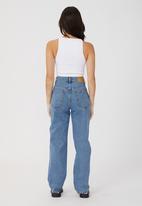 Cotton On - Petite straight jean - offshore rip blue