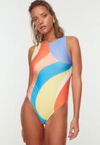 Trendyol - Abstract pattern swimwear - multi