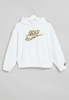 Nike - Nike wildflower full hoody - white