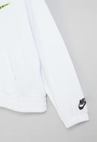 Nike - Nike wildflower full hoody - white