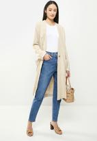 Koton - Long sleeve button detailed trench coat - beige