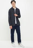 Quiksilver - Sw check waves long sleeve - iron gate check waves