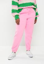 Cotton On - Curve classic trackpant - retro pink