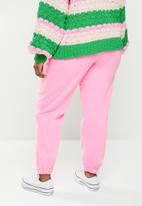 Cotton On - Curve classic trackpant - retro pink