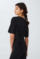 Cotton On - Relaxed active recycled T-shirt - black