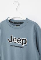JEEP - Crew neck fleece - blue