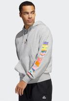 adidas Performance - Pride hoodie - medium grey heather