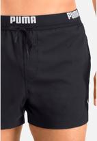 PUMA - Puma swim men logo short length swim shorts - black