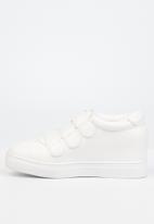 Butterfly Feet - Donna 3 flatform sneaker - white