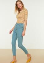Koton - High waist skinny jeans - indigo