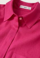 MANGO - Shirt work - pink