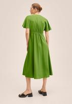 MANGO - Dress red - green