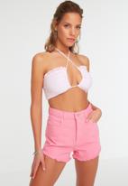 Trendyol - High waist shorts - pink