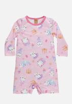 UP Baby - Upf 50+ protection romper - light pink