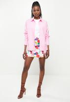 Glamorous - Glamorous care abstract rainbow print skirt - multi 