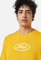 Diesel  - S-ginn-c2 sweat-shirt - yellow 