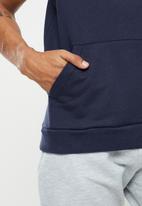 NBA - NBA sleeveless hooded sweater - navy