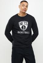 NBA - Brooklyn Nets crew sweater - black