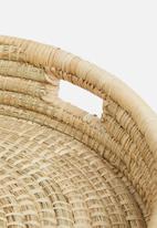 Paarl Basket - Natural round tray - natural