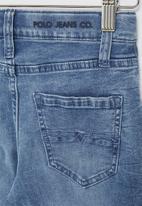 POLO - Boys pjc distressed slim fit jean - medium wash