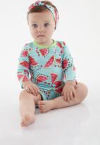 UP Baby - Upf 50+ protection romper - green