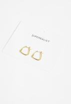 Superbalist - Square hoop earrings - gold