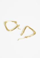 Superbalist - Square hoop earrings - gold