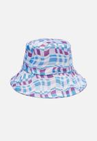 Rubi - Graphic bucket hat - nina checkerboard purple