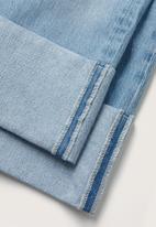 MANGO - Jeans turn up - blue