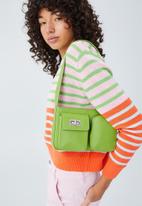 Rubi - Molly shoulder bag- smooth green