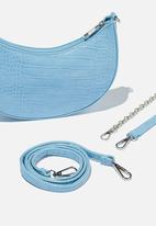 Rubi - Sadie multi strap shoulder bag - blue textured