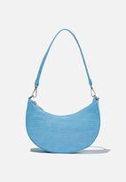 Rubi - Sadie multi strap shoulder bag - blue textured