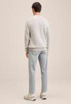 MANGO - Ben tapered-fit jeans - grey denim