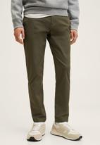 MANGO - Prato tapered crop pants - medium green