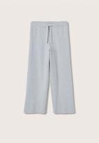 MANGO - Trousers dolly - light heather grey
