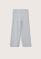MANGO - Trousers dolly - light heather grey