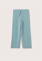 MANGO - Trousers dolly - green