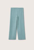 MANGO - Trousers dolly - green