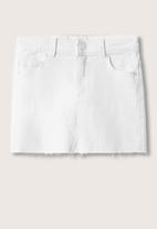 MANGO - Skirt sue - white
