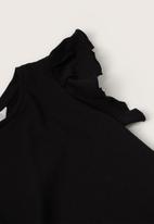 MANGO - T-shirt soft  - black