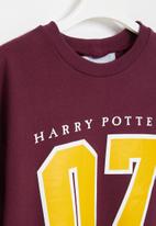 Superbalist - Harry Potter Seeker track top - burgundy 