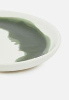 Urchin Art - Oval platter - ivy watercolour