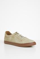POLO - Gumsole crest trainer - stone