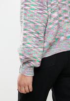 Stella Morgan - Marl knitted multicolour jersey - lilac
