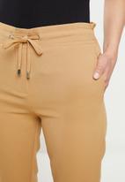 Koton - Drawstring trousers - camel
