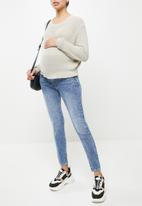 Cotton On - Maternity super stretch jean (over belly) - byron blue