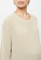 Cotton On - Bump friendly everyday crop pullover - washed sand