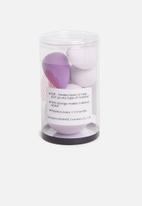 Glam Beauty - 5 Piece Pastel Egg Makeup Blender Set - Purples